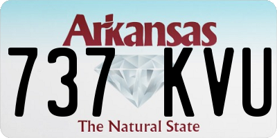 AR license plate 737KVU