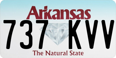 AR license plate 737KVV