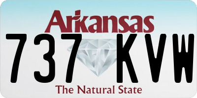 AR license plate 737KVW