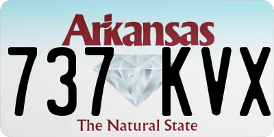 AR license plate 737KVX