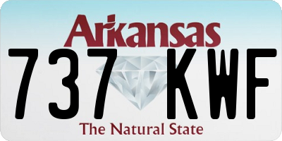 AR license plate 737KWF