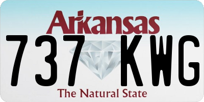 AR license plate 737KWG