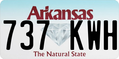 AR license plate 737KWH