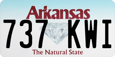 AR license plate 737KWI