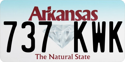 AR license plate 737KWK