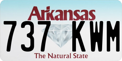 AR license plate 737KWM