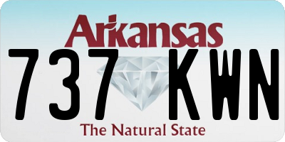 AR license plate 737KWN