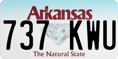 AR license plate 737KWU