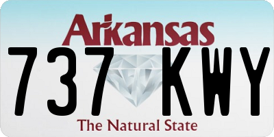 AR license plate 737KWY
