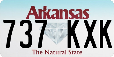 AR license plate 737KXK