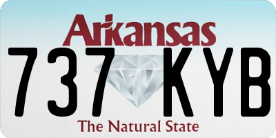 AR license plate 737KYB