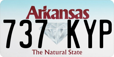 AR license plate 737KYP