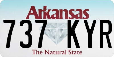 AR license plate 737KYR
