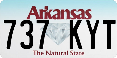 AR license plate 737KYT