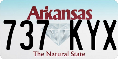 AR license plate 737KYX