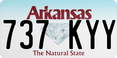 AR license plate 737KYY