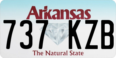 AR license plate 737KZB