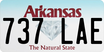 AR license plate 737LAE