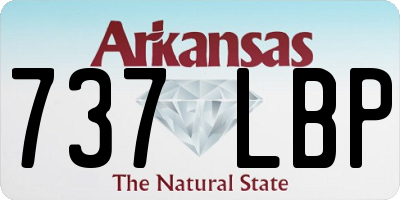AR license plate 737LBP