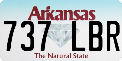 AR license plate 737LBR
