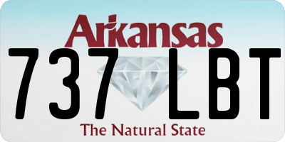 AR license plate 737LBT
