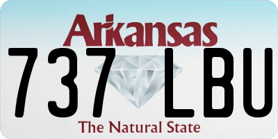 AR license plate 737LBU