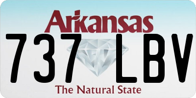 AR license plate 737LBV