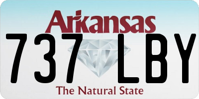 AR license plate 737LBY