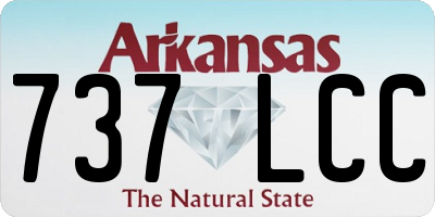AR license plate 737LCC