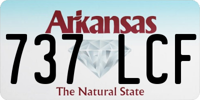 AR license plate 737LCF