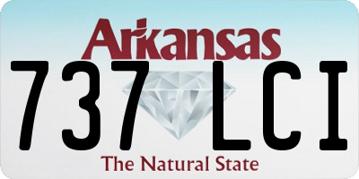 AR license plate 737LCI