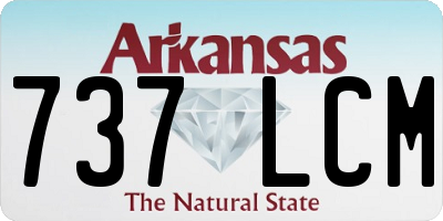 AR license plate 737LCM