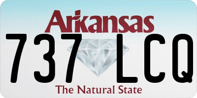 AR license plate 737LCQ