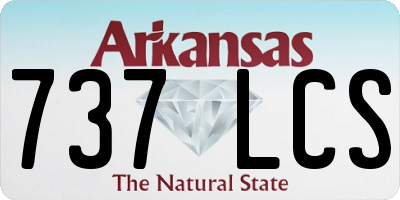 AR license plate 737LCS