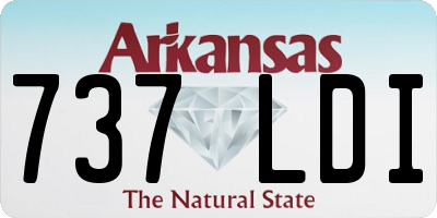 AR license plate 737LDI