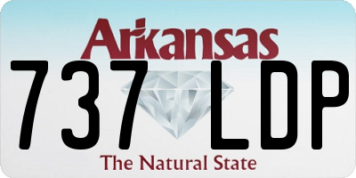 AR license plate 737LDP