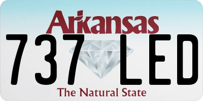 AR license plate 737LED