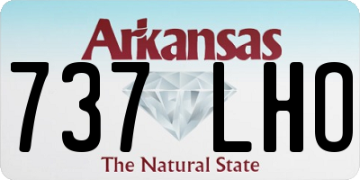 AR license plate 737LHO