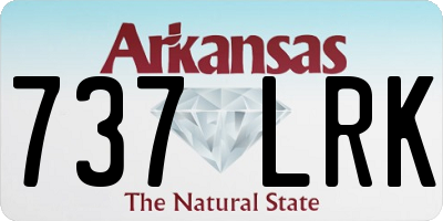 AR license plate 737LRK