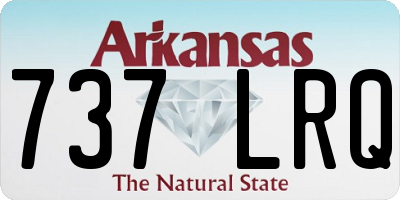 AR license plate 737LRQ