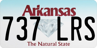 AR license plate 737LRS