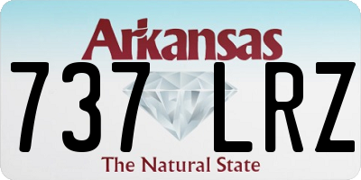 AR license plate 737LRZ