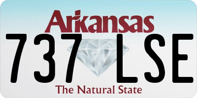AR license plate 737LSE
