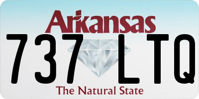 AR license plate 737LTQ