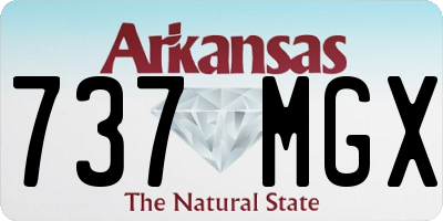 AR license plate 737MGX