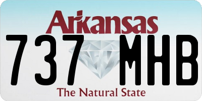 AR license plate 737MHB
