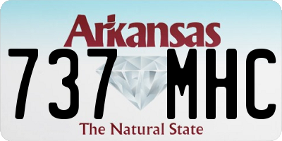 AR license plate 737MHC