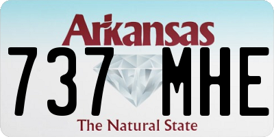 AR license plate 737MHE