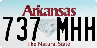 AR license plate 737MHH