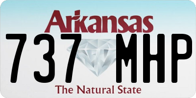 AR license plate 737MHP